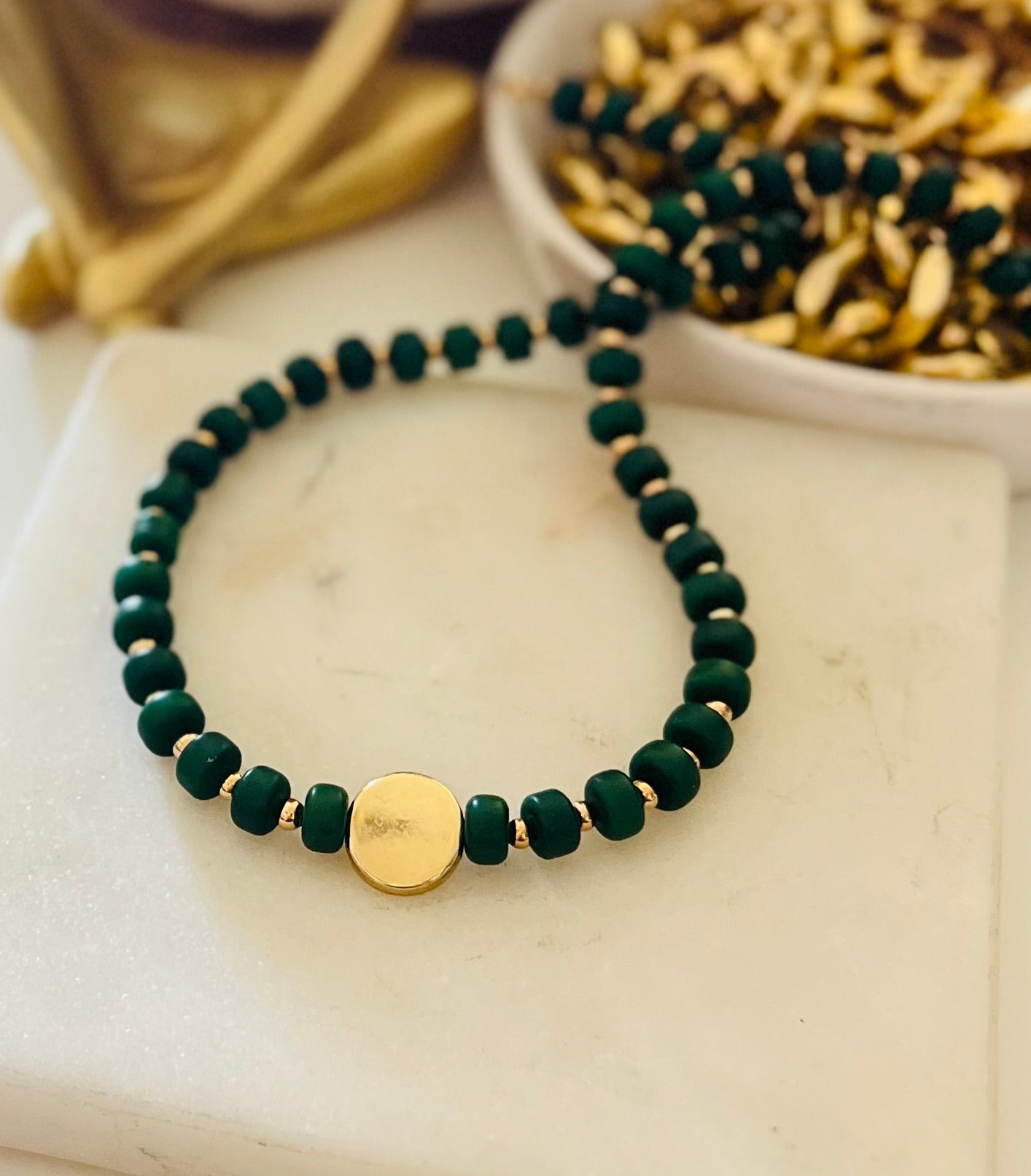 Verdant Coin Necklace