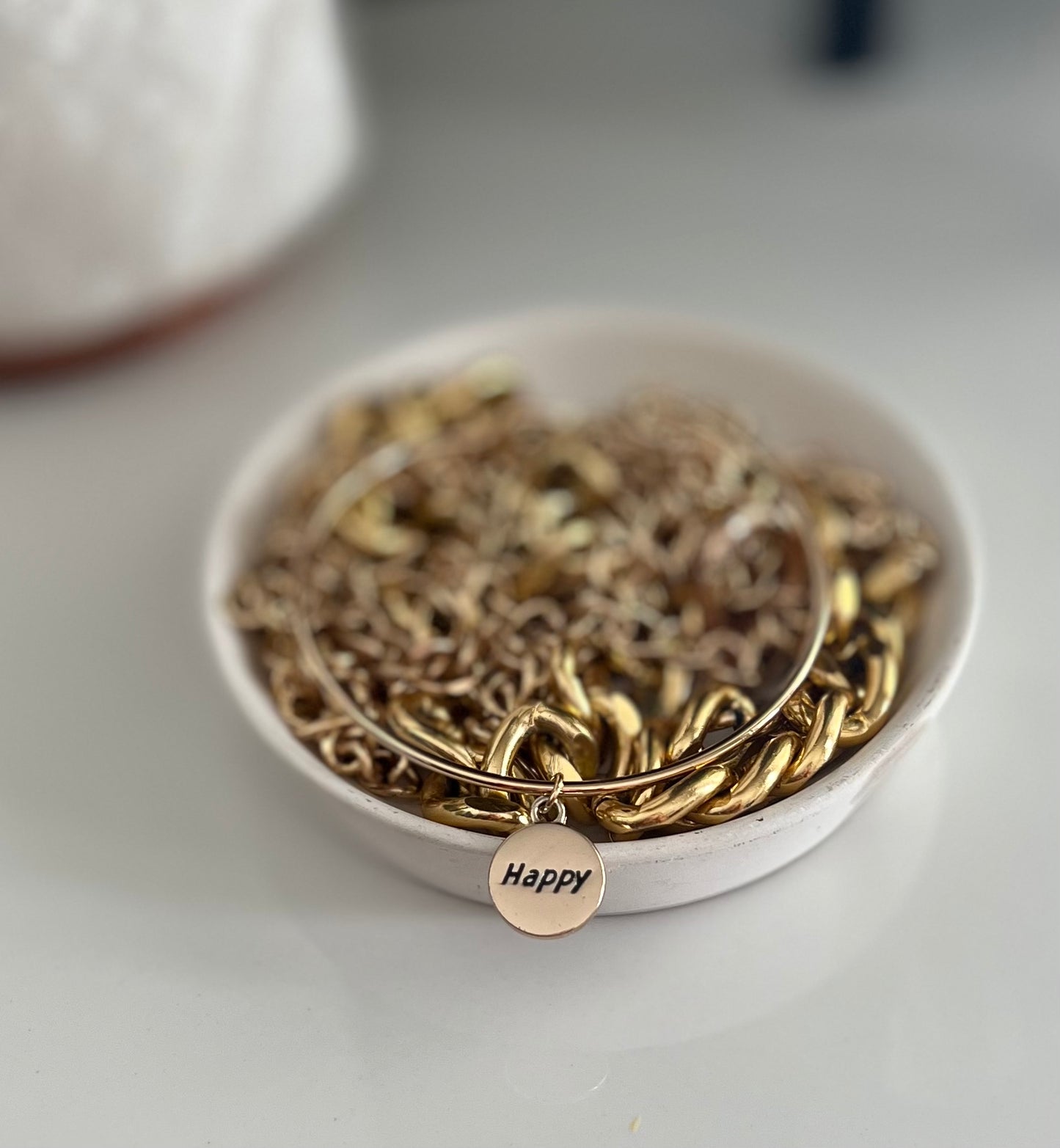 Affirmation Bangle Bracelet