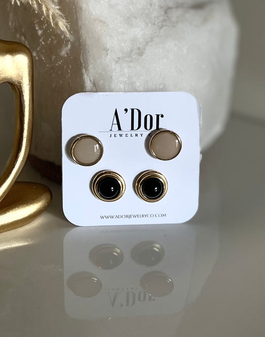 Button Stud Vintage Set