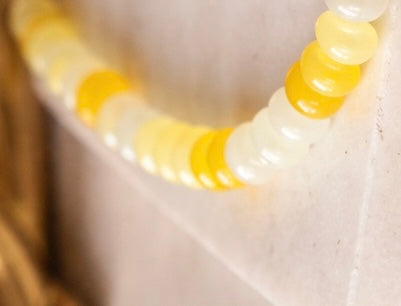 Lemon Drop Initial Necklace