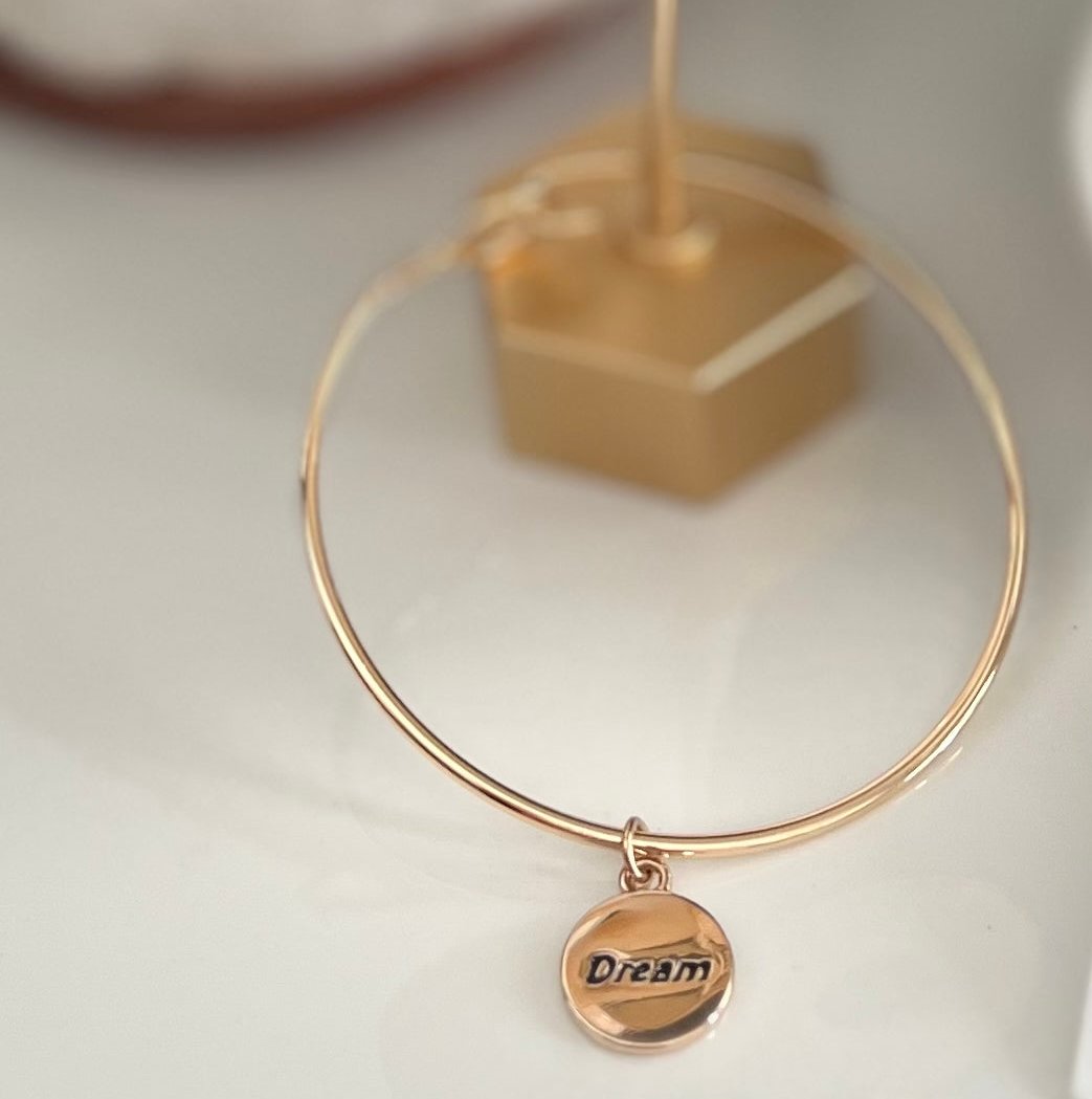 Affirmation Bangle Bracelet