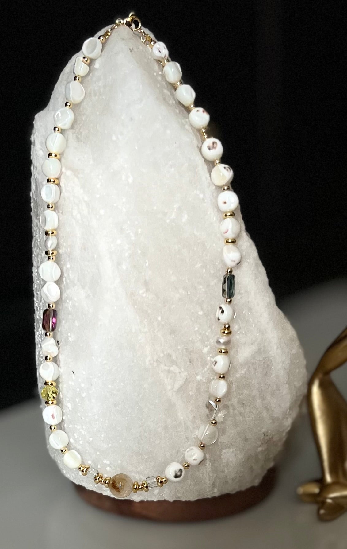 Ivory Shell Nugget Necklace